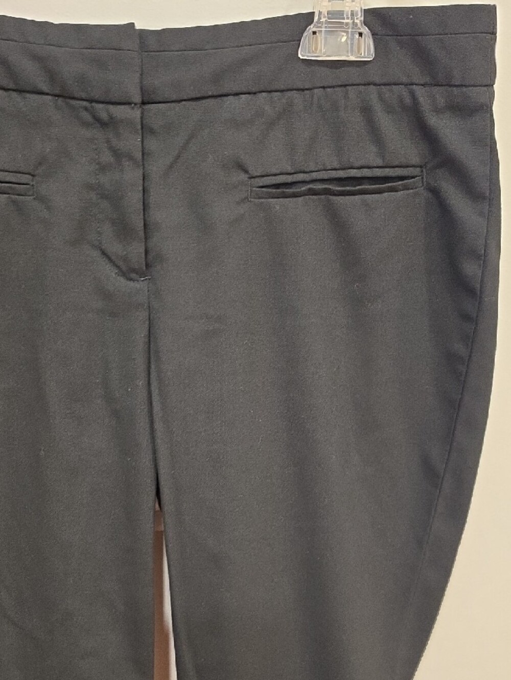 Dalia Collection Black Cropped Tapered Dress Pants - Picture 3 of 8